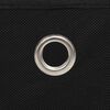 vidaXL Storage Boxes 10 pcs Non-woven Fabric 32x32x32 cm Black