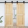 vidaXL Door NARVIK 80x210 cm Solid Wood Pine