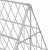 vidaXL Rabbit Cage Silver 430 x 100 x 85 cm Galvanised Steel