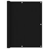 vidaXL Balcony Screen Black 120x300 cm Oxford Fabric