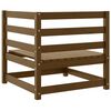 vidaXL Garden Corner Sofa Honey Brown Solid Wood Pine