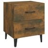 vidaXL Bedside Cabinet Smoked Oak 40x35x47,5 cm