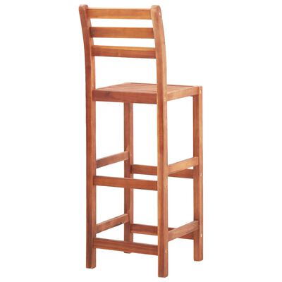 vidaXL Bar Chairs 4 pcs Solid Acacia Wood
