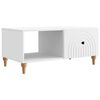 vidaXL Coffee Table White 90 x 50 x 40 cm Engineered Wood