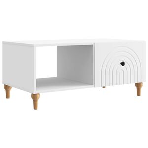vidaXL Coffee Table White 90 x 50 x 40 cm Engineered Wood
