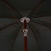 vidaXL Garden Parasol with Steel Pole 180 cm Anthracite
