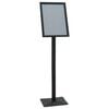vidaXL Pedestal Poster Stand A3 Cast Iron Black