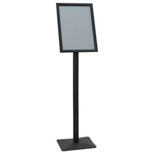 vidaXL Pedestal Poster Stand A3 Cast Iron Black