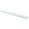 vidaXL Shelves 2 pcs Panel Glass Clear 110x12 cm
