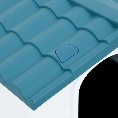 vidaXL Dog House Blue 90.5x68x66 cm Polypropylene