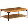 vidaXL Coffee Table with Shelf 100x60x35 cm Solid Reclaimed Wood
