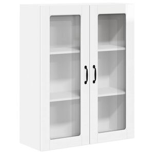vidaXL Dishwasher Panel Kalmar High Gloss White 80 x 31 x 100 cm