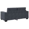 vidaXL Loveseat Sofa Dark Grey 180x77x82 cm Velvet
