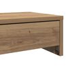 vidaXL Monitor Stand with Drawers Artisian Oak 100x27x15 cm Engineered Wood