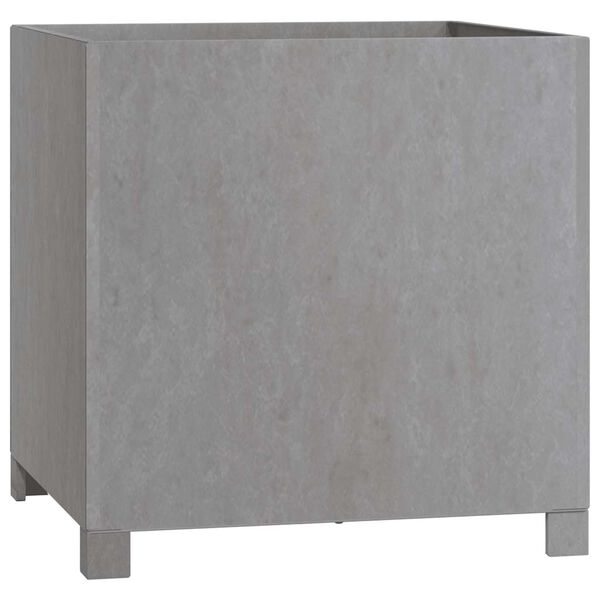 vidaXL Planter with Legs Rusty 50x50x50 cm Corten Steel