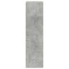 vidaXL Book Cabinet/TV Cabinet Concrete Grey 36x30x114 cm Engineered Wood