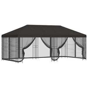 vidaXL 6 x 3 m Anthracite Polyester and Steel 190