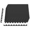 vidaXL Floor Mats 6 pcs 2.16 ㎡ EVA Foam Black