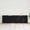 vidaXL Sideboard Black Oak 240 x 33 x 70 cm Engineered Wood