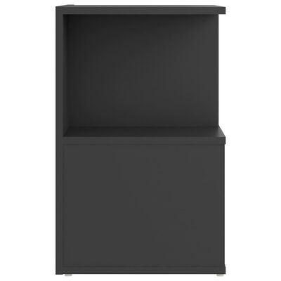 vidaXL Bedside Cabinets 2 pcs Grey 35x35x55 cm Engineered Wood