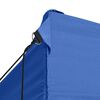 vidaXL Professional Folding Party Tent with 4 Sidewalls 3x4 m Steel Blue
