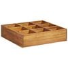 vidaXL Herb Garden Raised Bed Solid Acacia Wood 60x60x15 cm