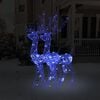 vidaXL Acrylic Reindeer Christmas Decorations 2 pcs 120 cm Blue