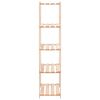 vidaXL 5-Tier Storage Racks 2 pcs 80x38x170 cm Solid Pinewood 250 kg