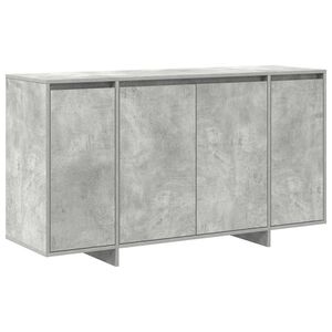 vidaXL Sideboard Concrete Grey 135 x 41 x 75 cm Engineered Wood