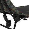 vidaXL Fishing Bed with Adjustable Mud Legs Foldable Camouflage