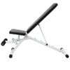 vidaXL Workout Bench with Barbell and Dumbbell Set 60.5 kg
