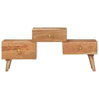 vidaXL TV Cabinet 108x30x49 cm Solid Acacia Wood