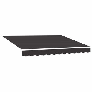 vidaXL Awning Replacement Fabric Grey 300x250 cm Polyester