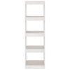 vidaXL Book Cabinet Room Divider White 40x30x135.5 cm Pinewood