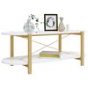 vidaXL Coffee Table White 110x48x40 cm Engineered Wood