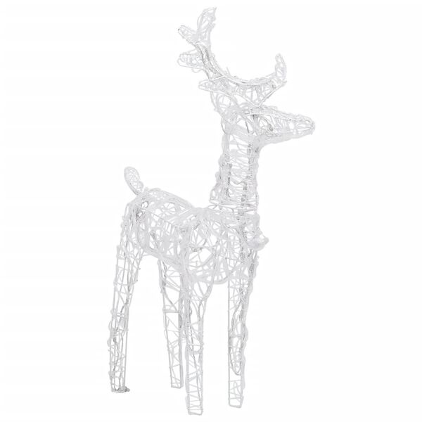 vidaXL Christmas Reindeers 6 pcs Warm White 240 LEDs Acrylic