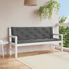 vidaXL Garden Bench Cushion Anthracite 150x(50+50)x7cm Oxford Fabric