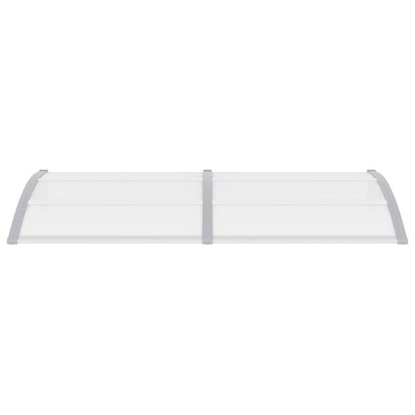 vidaXL Door Canopy Grey 200x100 cm PC