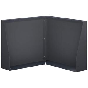 vidaXL Retaining Wall 50 x 50 x 30 cm Steel Anthracite