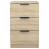 vidaXL Bedside Cabinets 2 pcs Sonoma Oak 40x36x65 cm