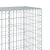 vidaXL Gabion Basket with Cover 1000x50x200 cm Galvanised Iron