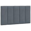 vidaXL Headboard Cushion "Hanko" Dark Grey 90 cm Velvet