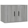 vidaXL Wall Mounted TV Cabinet Grey Sonoma 57x34,5x40 cm
