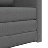 vidaXL Sofa Bed 60cm Dark Grey Fabric