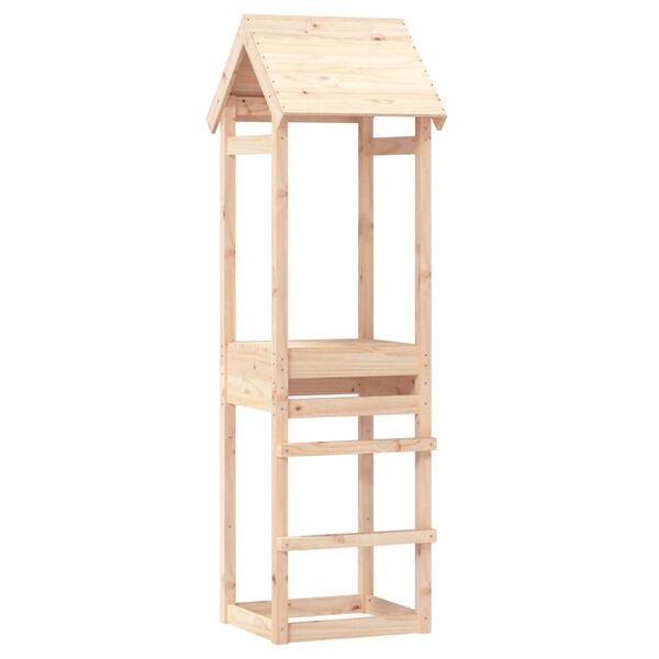 vidaXL Play Tower 53x46.5x194 cm Solid Wood Pine