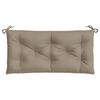 vidaXL Garden Bench Cushion Taupe 100x50x7 cm Oxford Fabric