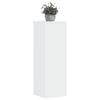 vidaXL Plant Stand 2 pcs White 33 x 33 x 100 cm Engineered Wood