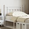 vidaXL Metal Replace Headboard White 90 cm