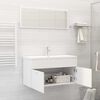 vidaXL Bathroom Furniture Set White Engineered Wood
