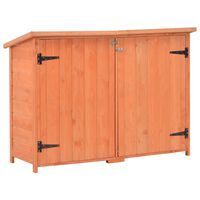 vidaXL Garden Storage Shed 120x50x91 cm Wood